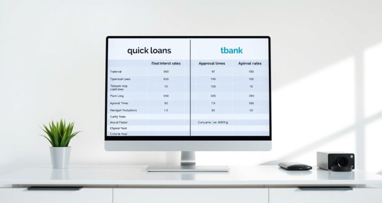 ¿Préstamos rápidos o bancarios? Comparativa completa